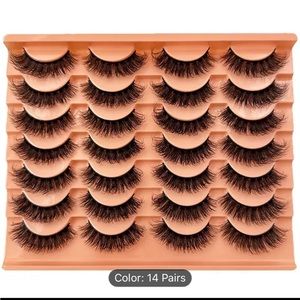 Fake/false lashes 14 pairs